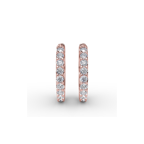 Fana Diamond Fashion Earrings ER4929-18kt-Rose thumbnail 1