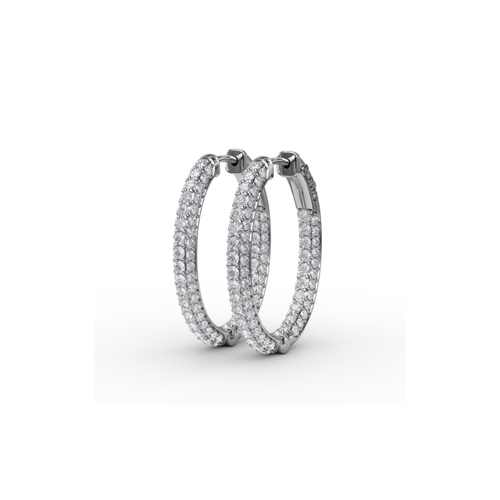 Fana Diamond Fashion Earrings ER4943-18kt-White thumbnail 2