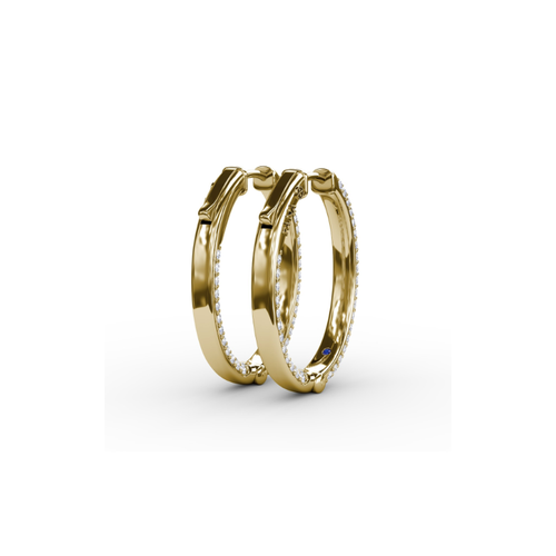 Fana Diamond Fashion Earrings ER4943-18kt-Yellow thumbnail 3