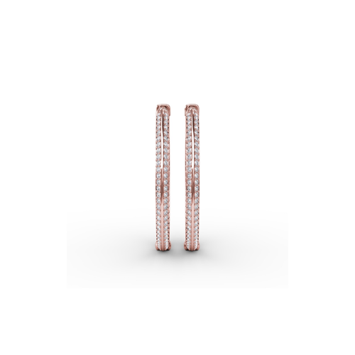 Fana Diamond Fashion Earrings ER4954-18kt-Rose thumbnail 1