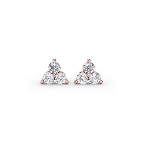 Fana Diamond Fashion Earrings ER5016-18kt-Rose thumbnail 1