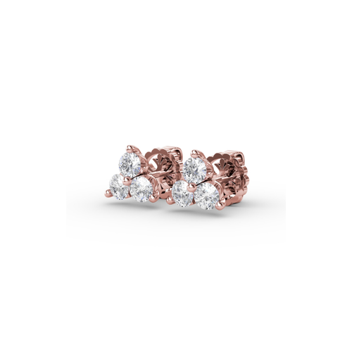 Fana Diamond Fashion Earrings ER5016-18kt-Rose thumbnail 2