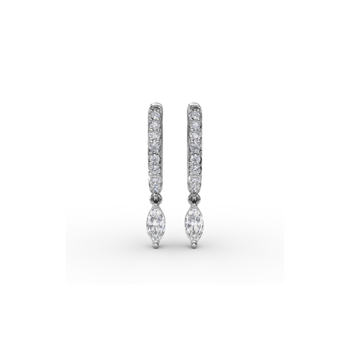 Fana Diamond Fashion Earrings ER5068-18kt-White thumbnail 1