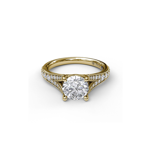Fana Engagement Ring Classic S3055-14kt-Yellow