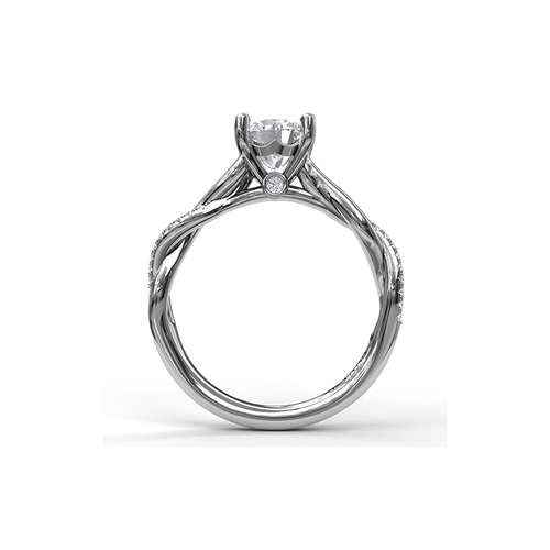Fana Classic Engagement Ring S3076-14kt-White thumbnail 3