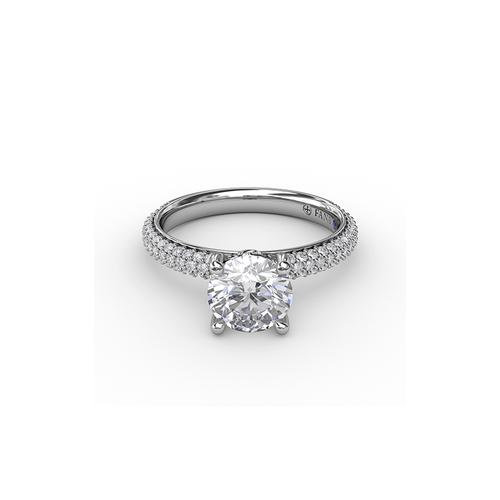 Fana Engagement Ring Classic S3208-Platinum