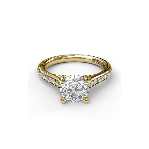 Fana Engagement Ring Classic S3532-14kt-Yellow