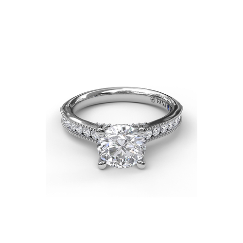 Fana Engagement Ring Classic S3474-Platinum