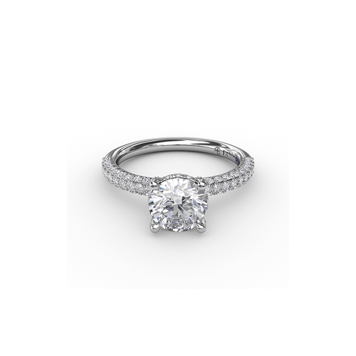 Fana Engagement Ring Classic S3146-18kt-White