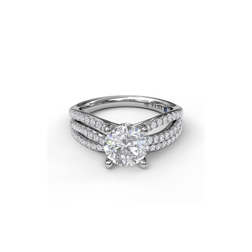 Fana Engagement Ring Classic S3074-Platinum