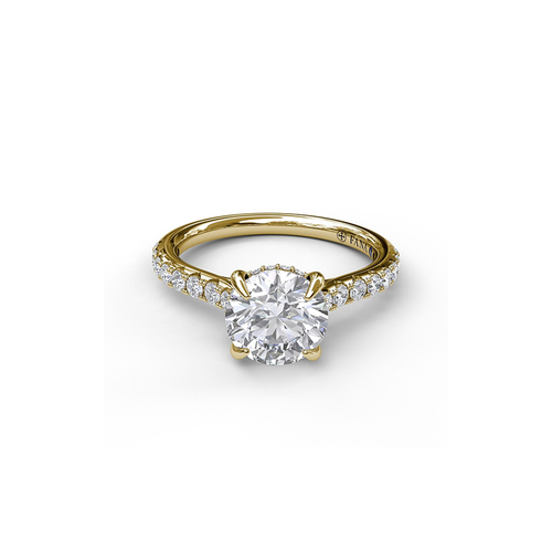 Fana Engagement Ring Classic S3024-14kt-Yellow