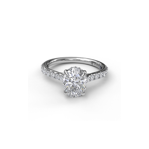 Fana Engagement Ring Classic S3025-14kt-White