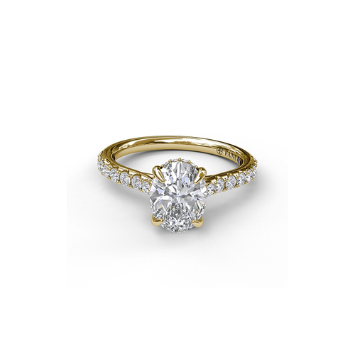 Fana Engagement Ring Classic S3025-14kt-Yellow