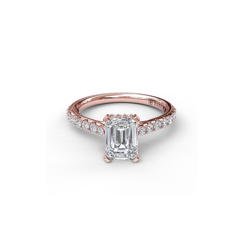 Fana Engagement Ring Classic S3023-14kt-Rose