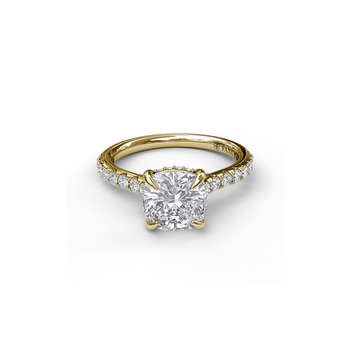 Fana Engagement Ring Classic S3026-18kt-Yellow