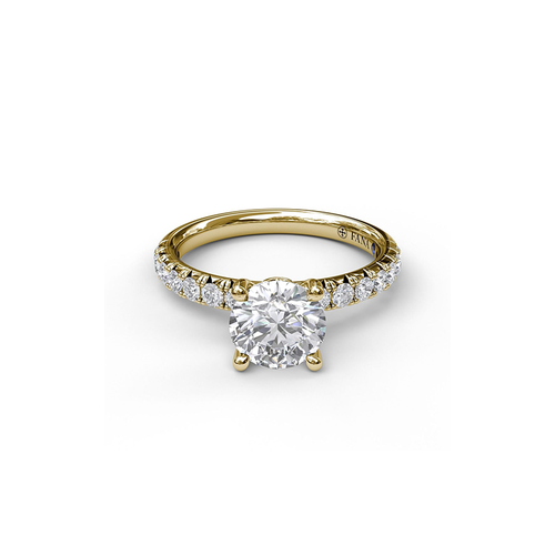 Fana Engagement Ring Classic S3030-18kt-Yellow