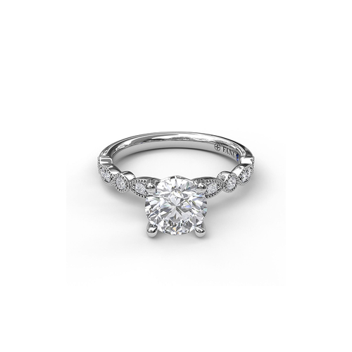 Fana Engagement Ring Classic S3040-18kt-White