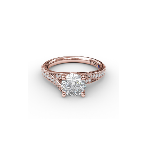 Fana Classic Engagement Ring S3054-18kt-Rose thumbnail 1