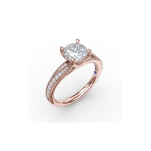 Fana Classic Engagement Ring S3054-18kt-Rose thumbnail 2