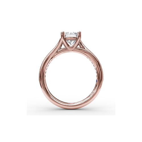 Fana Classic Engagement Ring S3054-18kt-Rose thumbnail 3