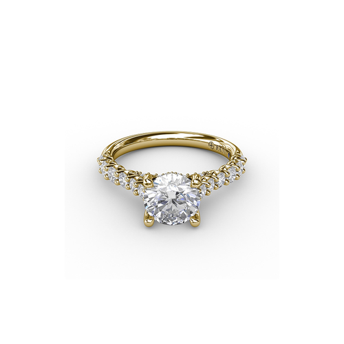 Fana Engagement Ring Classic S3216-14kt-Yellow