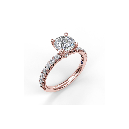 Fana Classic Engagement Ring S3030-14kt-Rose thumbnail 2
