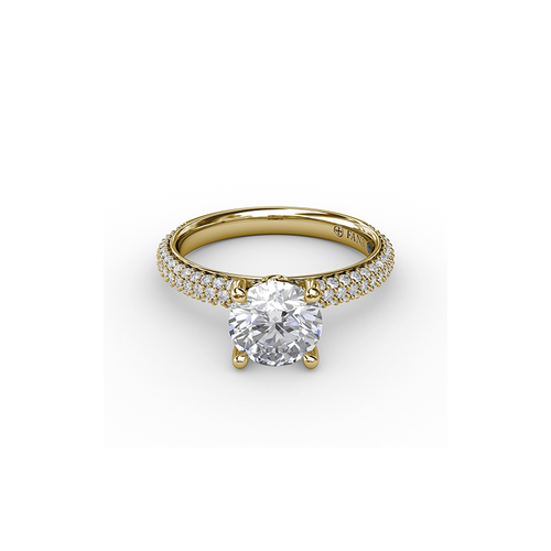 Fana Engagement Ring Classic S3208-14kt-Yellow