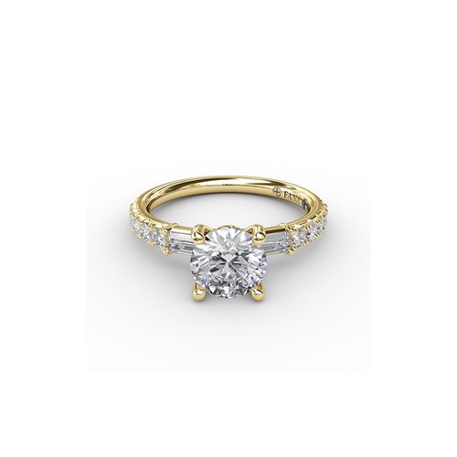 Fana Engagement Ring Classic S3327-14kt-Yellow