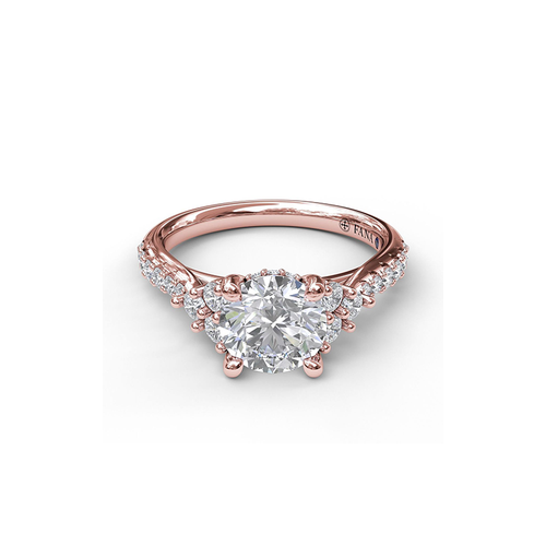 Fana Engagement Ring Classic S3374-14kt-Rose