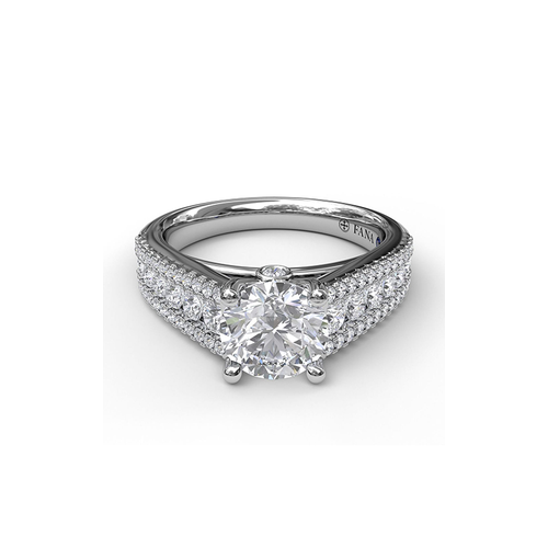 Fana Engagement Ring Classic S3391-14kt-White