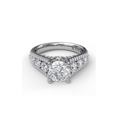 Fana Engagement Ring Classic S3396-18kt-White