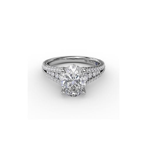 Fana Engagement Ring Classic S3325-14kt-White