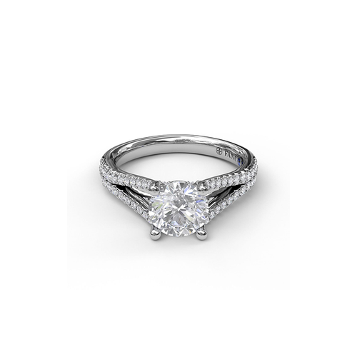 Fana Engagement Ring Classic S3078-14kt-White