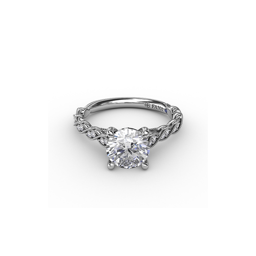 Fana Engagement Ring Classic S3258-18kt-White