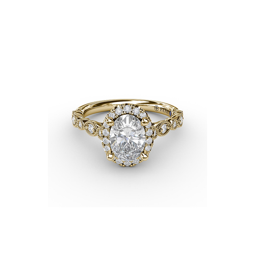 Fana Engagement Ring Classic S3065-14kt-Yellow