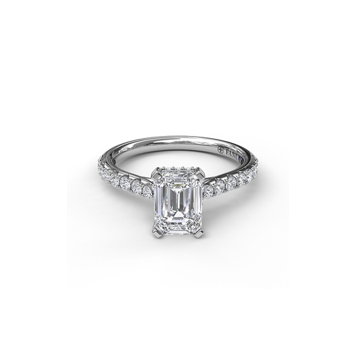 Fana Engagement Ring Classic S3023-14kt-White