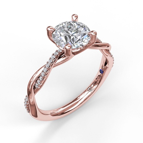 Fana Engagement Ring Bridal S3901-14kt-Rose