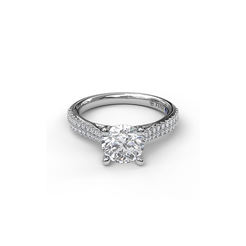 Fana Engagement Ring Classic S3915-14kt-White