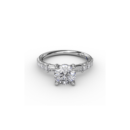 Fana Engagement Ring Classic S3327-18kt-White