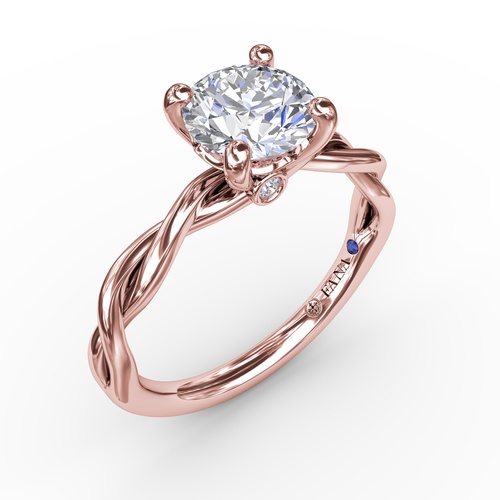 Fana Engagement Ring Bridal S4064-14kt-Rose