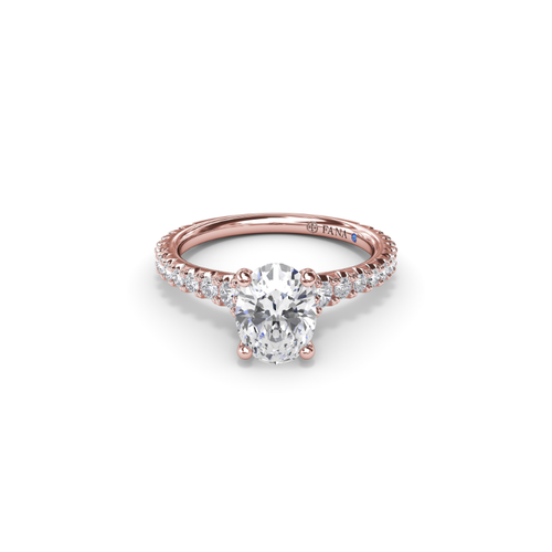 Fana Engagement Ring Classic S4144-14kt-Rose