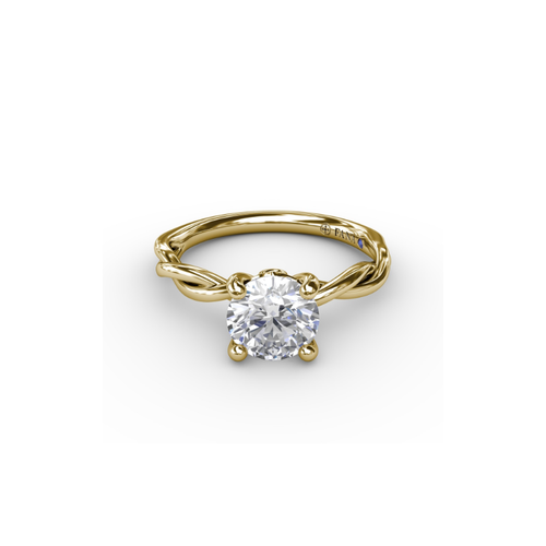 Fana Engagement Ring Classic S4064-14kt-Yellow