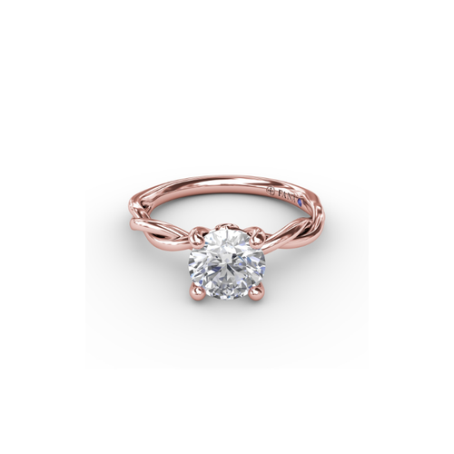 Fana Engagement Ring Classic S4064-18kt-Rose