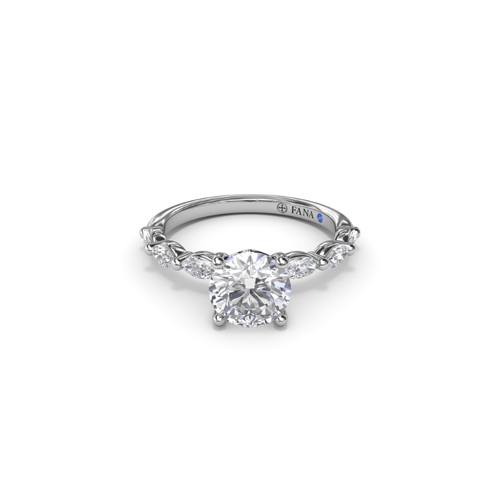 Fana Engagement Ring Classic S4074-Platinum