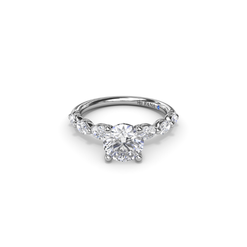 Fana Engagement Ring Classic S4075-18kt-White