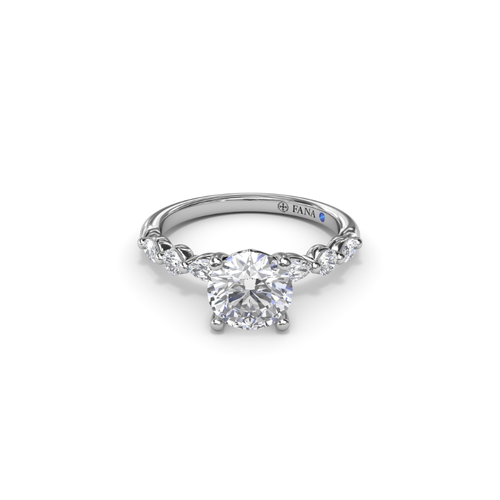 Fana Engagement Ring Classic S4079-14kt-White