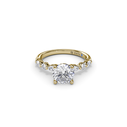 Fana Engagement Ring Classic S4079-14kt-Yellow