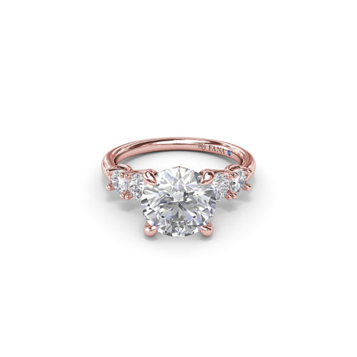 Fana Engagement Ring Classic S4081-18kt-Rose