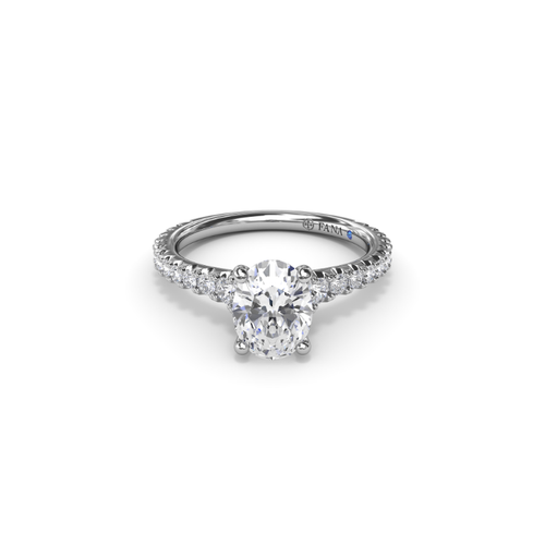 Fana Engagement Ring Classic S4144-14kt-White