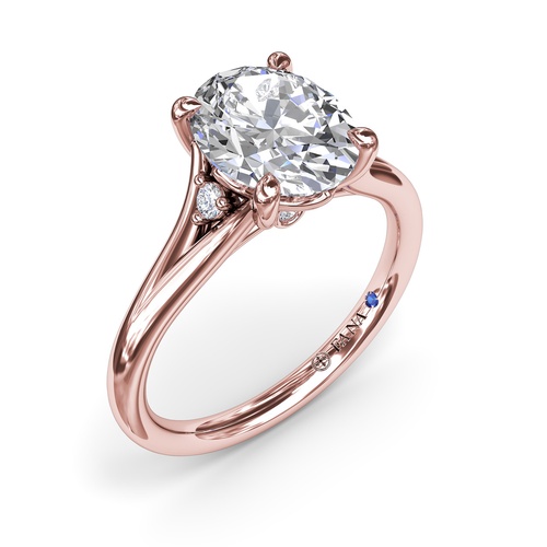 Fana Engagement Ring Bridal S4188-14kt-Rose